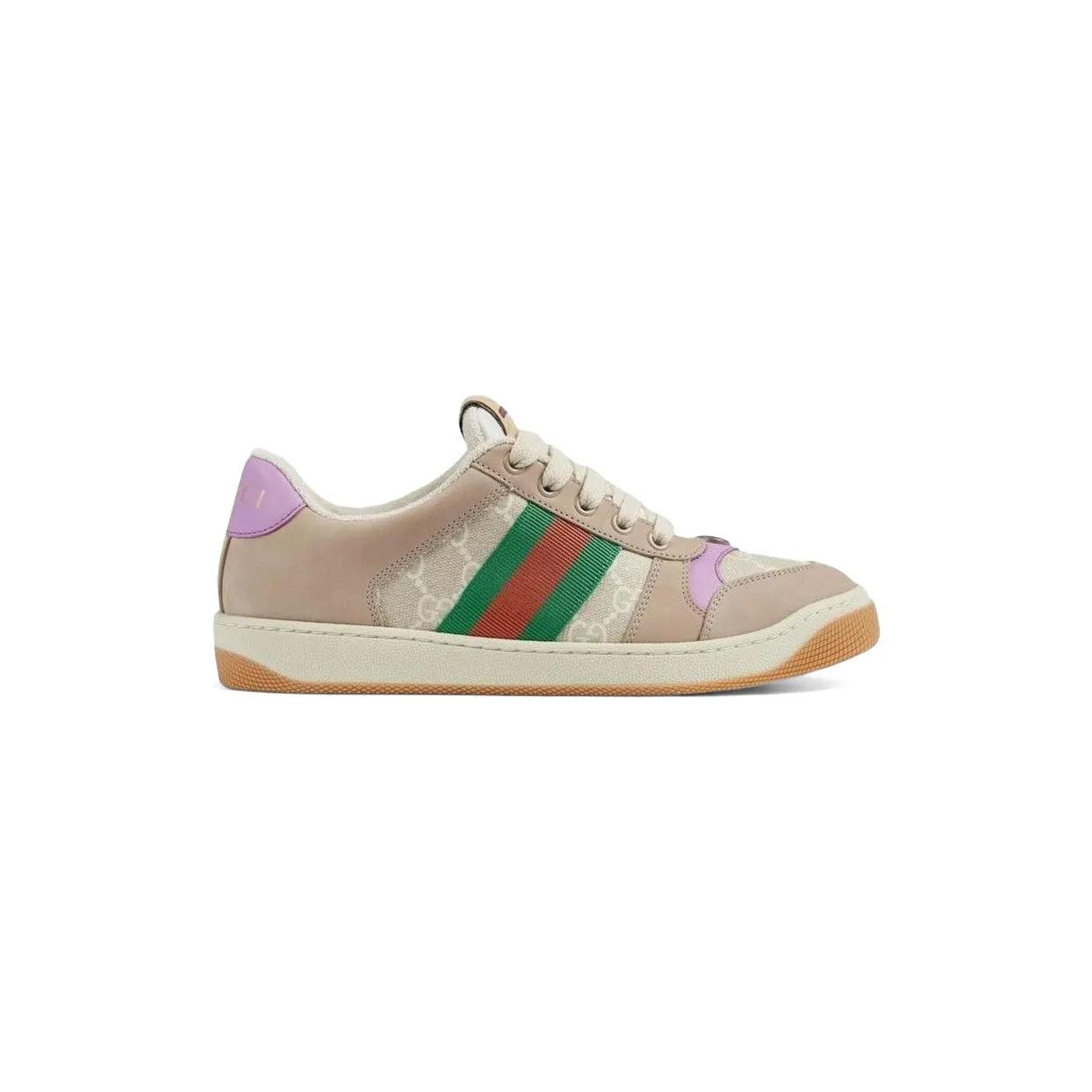 Gucci Screener Distressed Beige Lilac (705051 UULG0 9683)
