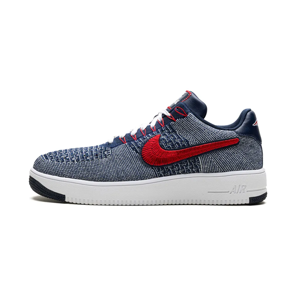 Nike Air Force 1 Ultra Flyknit Low “Patriots Robert Kraft Wolf Grey” (FV4079-012)