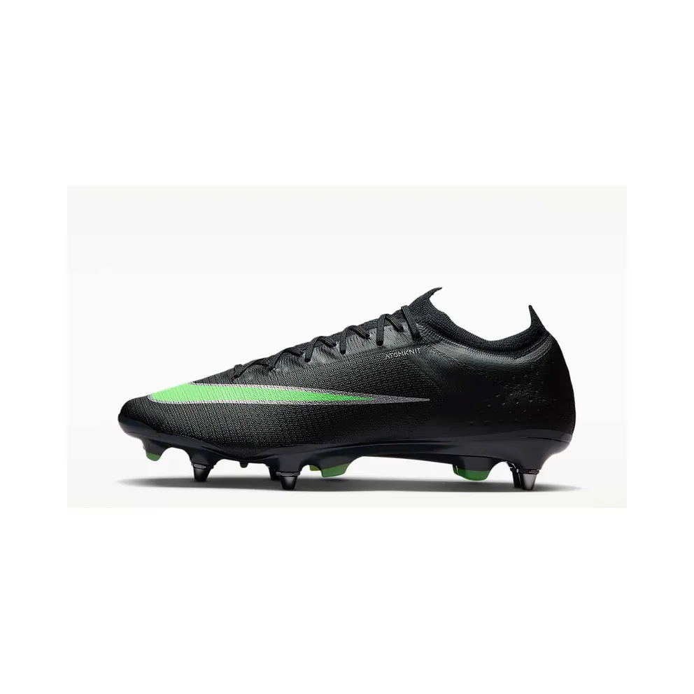 Nike Mercurial Vapor 17 Elite Firm-Ground Low-Top “Black/Black/Illusion Green” (IO4248-001)