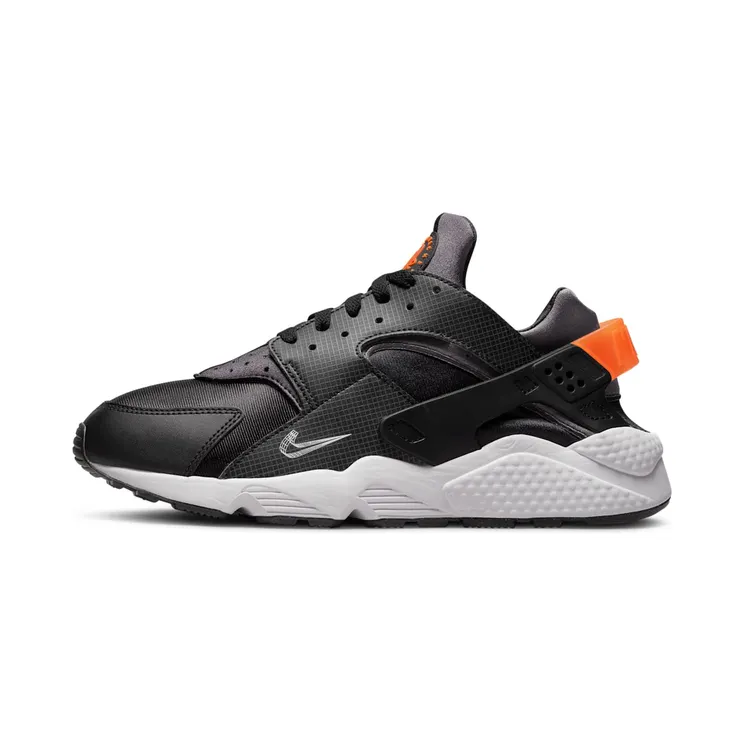 Nike Air Huarache “Black / Total Orange / Iron Grey / White” (DR0152-001)