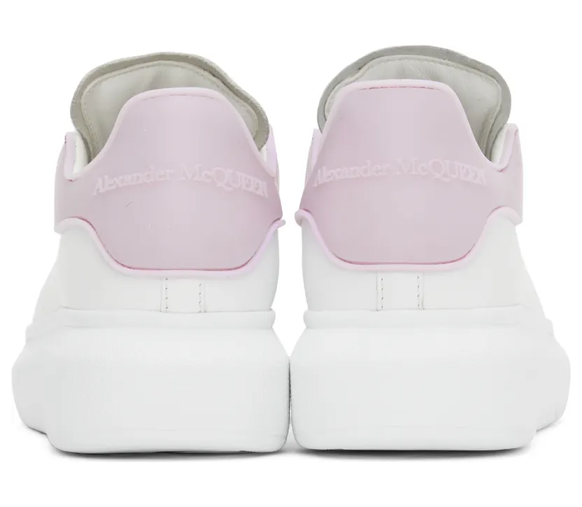 Alexander McQueen White & Black Oversized Sneakers (621056WHXMT) (4)