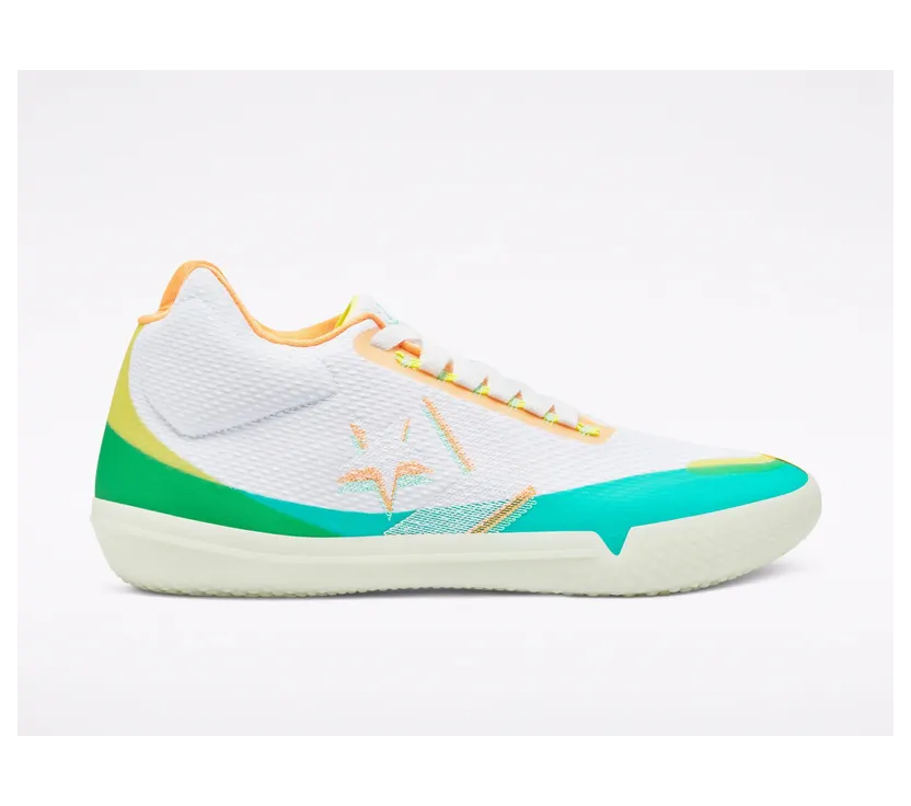 Converse All Star BB Evo Mid ‘Hi-Vis Collection – White Green Glow’ White/Green Glow/Fresh Yellow (169511C)