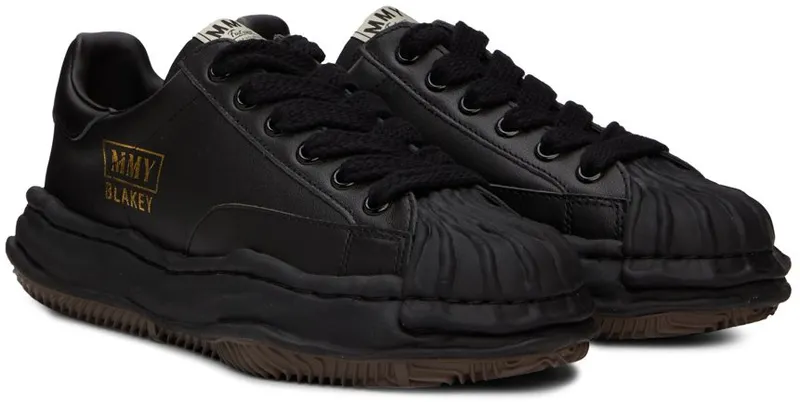 Miharayasuhiro Black Leather Blakey OG (A06FW702)