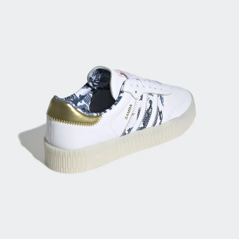 adidas Sambarose Chinese New Year 2020 (W) Cloud White/Gold Metallic/Core Black (FW5345)