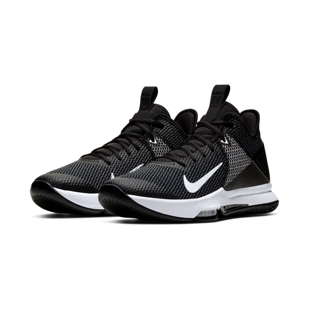 Nike LeBron Witness 4 Black Black/White-Photo Blue-Black (BV7427-001)