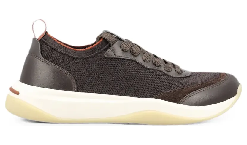 Loro Piana 410 LP Walk mesh met vlakken “Brown” (FAO3862H0FV)