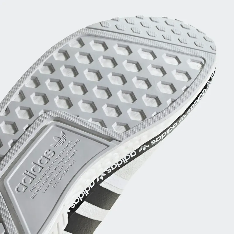 Adidas NMD_R1 ‘Logo Strip – Cloud White’ Cloud White/Core Black/Cloud White (FV8727)