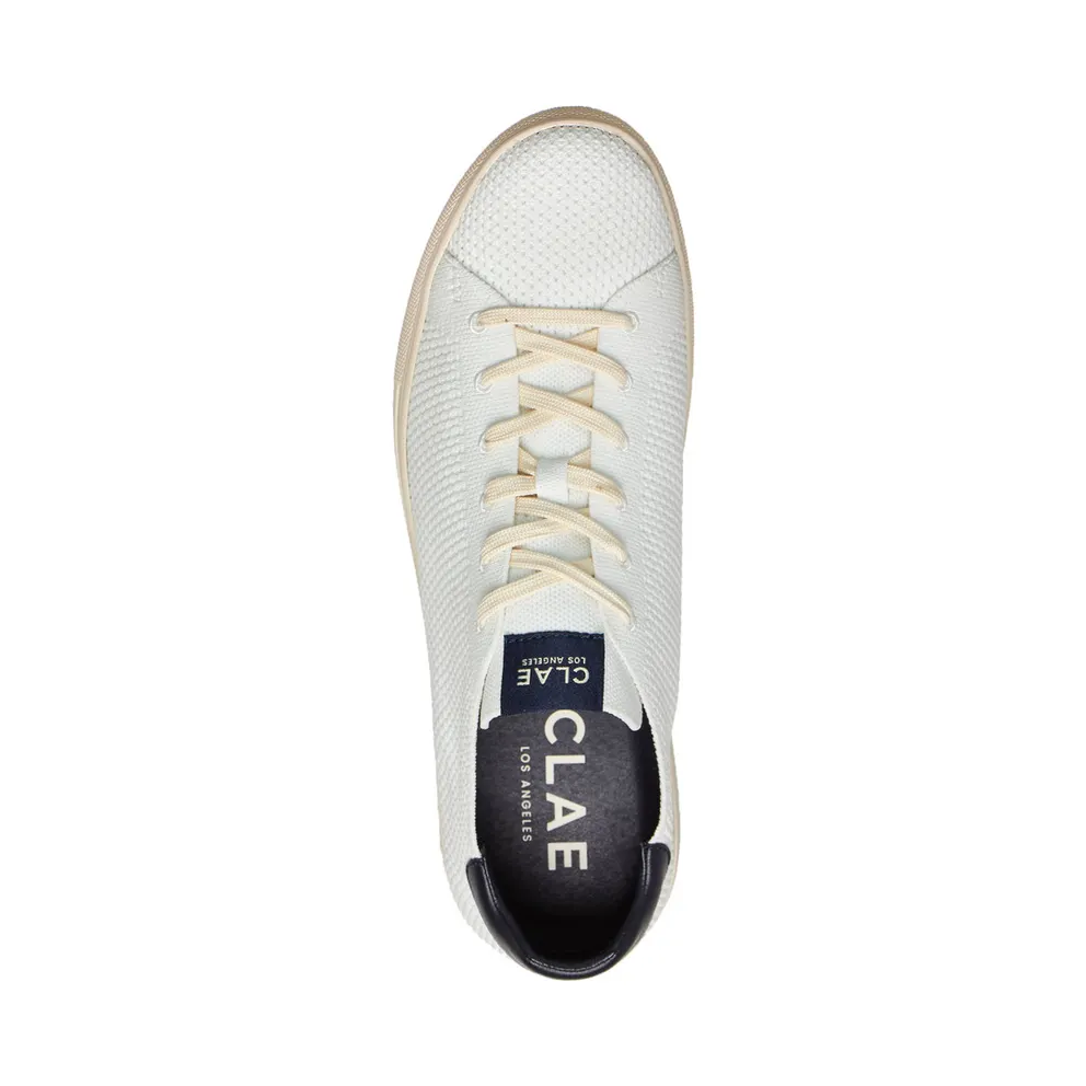 Clae Bradley Knit White / Navy (CL20ABK02-WNY)