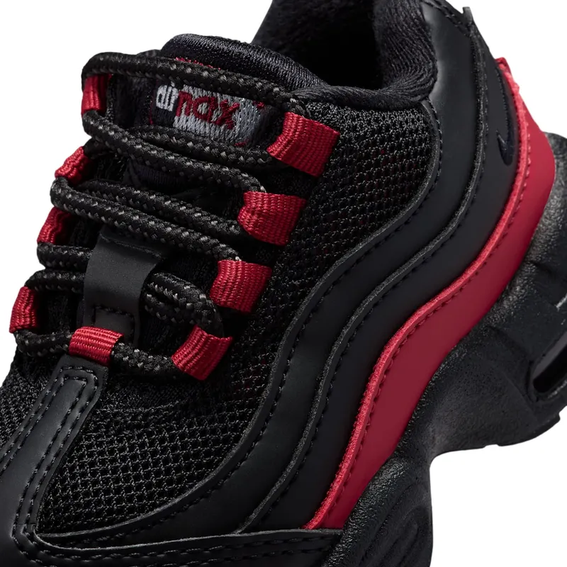 Nike Air Max 95 Black / Team Crimson / Wolf Grey (HQ6365-015)
