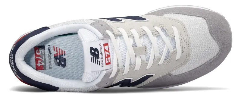 New Balance  574 Marbled Street Grey White/Navy-Red (ML574UJD)