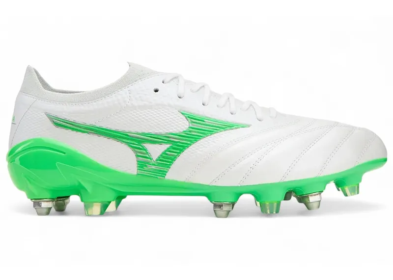 Mizuno Morelia Neo IV Beta Japan White Neon Green Cool Gray (P1GC254037)