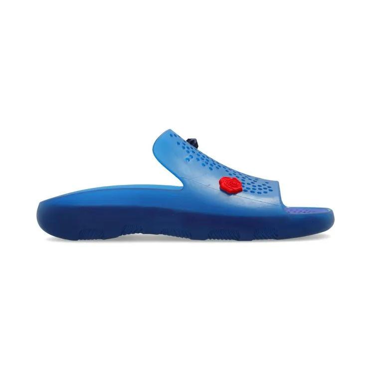 Burberry Stingray Charm-Embellished Slides Blue (8081264)