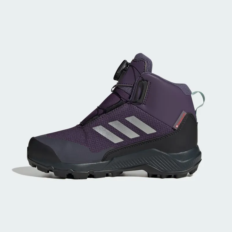 Adidas Terrex Winter Mid BOA RAIN.RDY Hiking Aurora Plum / Matte Silver / Core Black (JS2970)