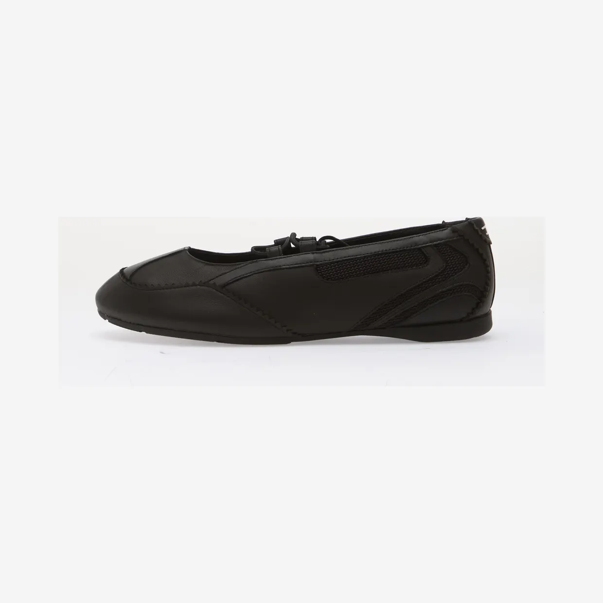 Diesel D-Mile leren ballerina’s “White” (Y03856P7477)