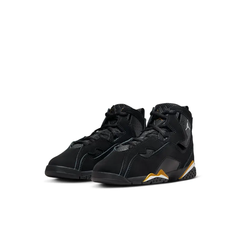 Jordan True Flight Black Metallic Gold White (343796-017)