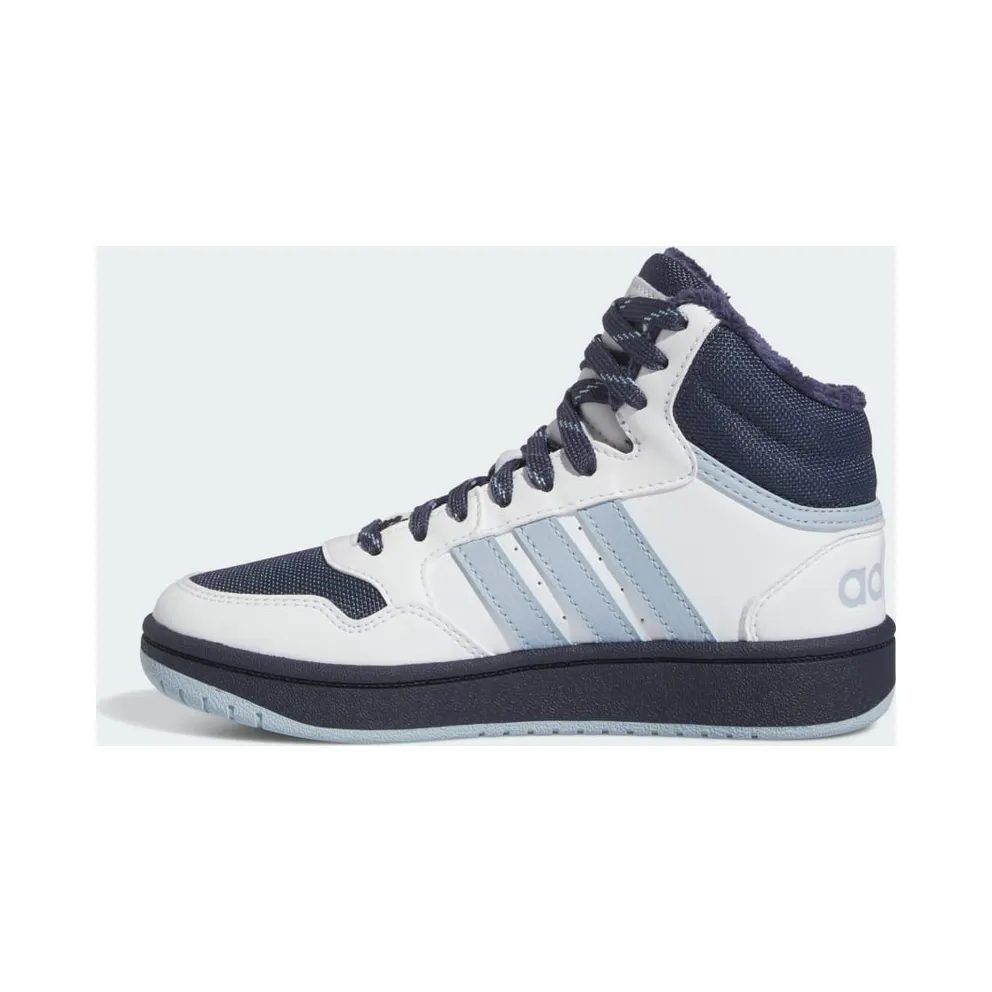 Adidas Hoops Mid 3.0 Kids Cloud White / Shadow Navy / Wonder Blue (IF7737)