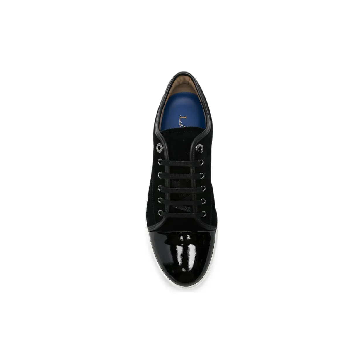 Lanvin DBB1 Patent-toe Suede “Black” (FM-SKDBB1 VBAL-P15- 10) (4)