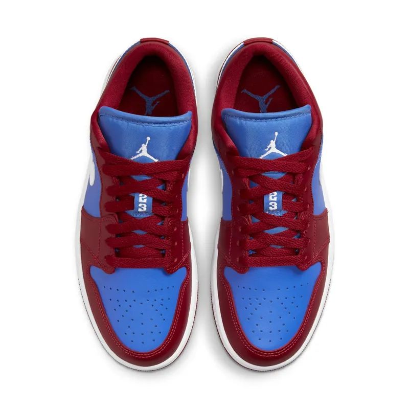 Jordan 1 Low Pomegranate Medium Blue (W) (DC0774-604)