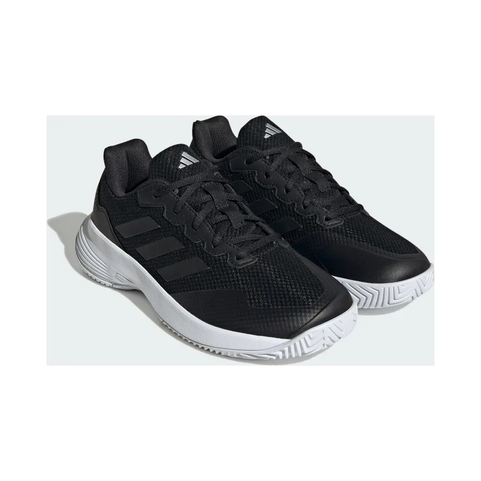 Adidas Gamecourt 2.0 Tennis Shoes Core Black / Core Black / Silver Metallic (ID1494)
