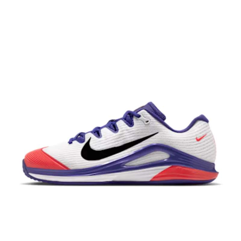 Nike Vapor 12 PRM Clay Court “White / Dark Concord / Bright Crimson / Burgundy Ash” (JA1448-100)