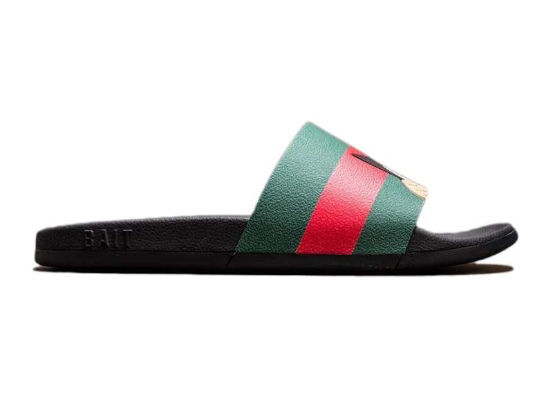 Bait Slide Astro Boy Face Logo Black (ABFACESLBLK)