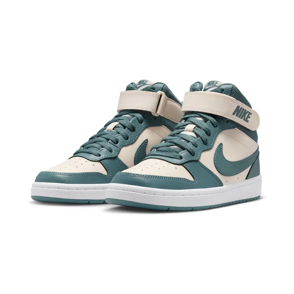 Nike Court Borough Mid 2 Chalk Mineral Slate (CD7782-131)