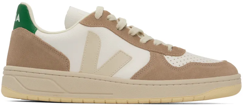 VEJA V-10 “White/Tan” (VX0502961)