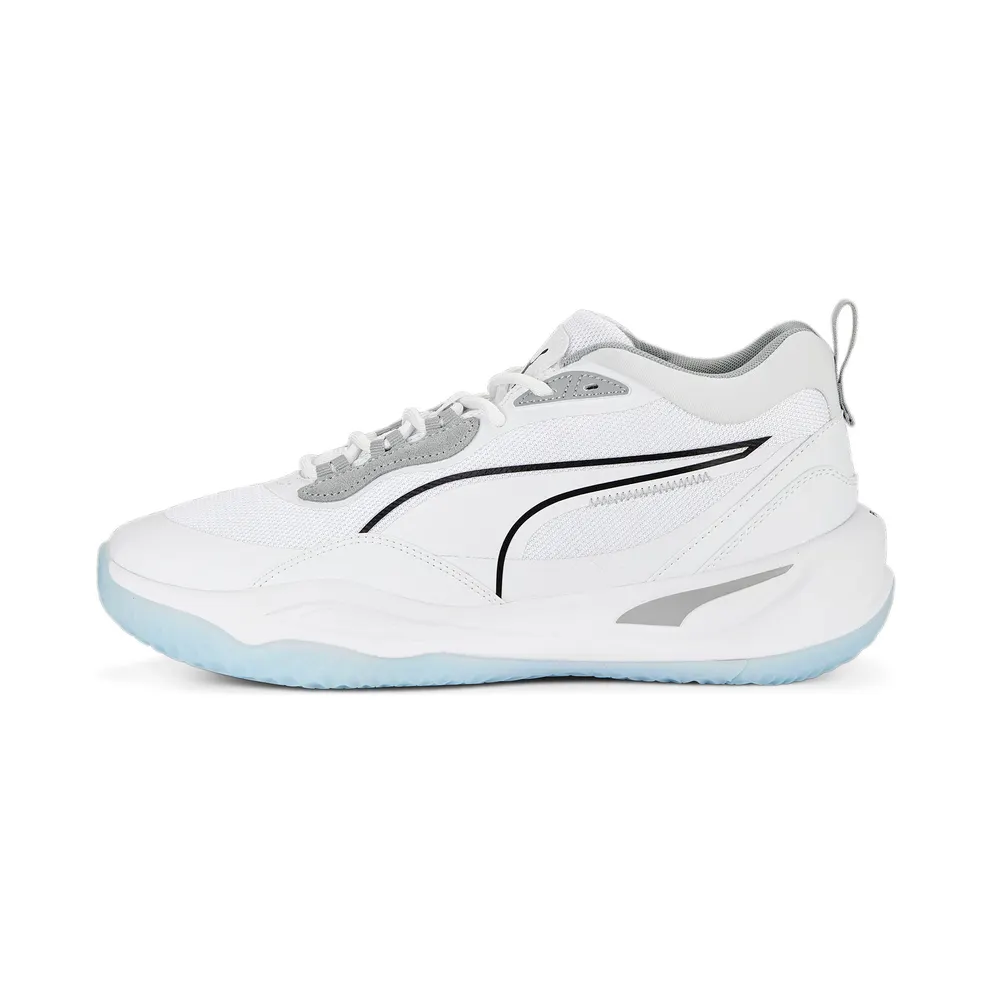 Puma Playmaker Pro Basketball Shoes White/Grey (377572-03)