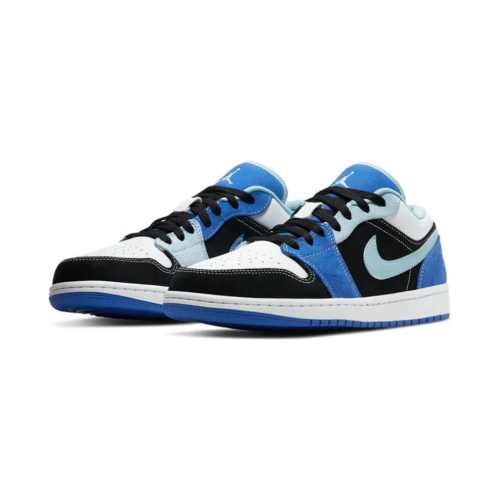 Jordan 1 Low Black Blue White Black/Blue-White-Light Blue (DH0206-400)
