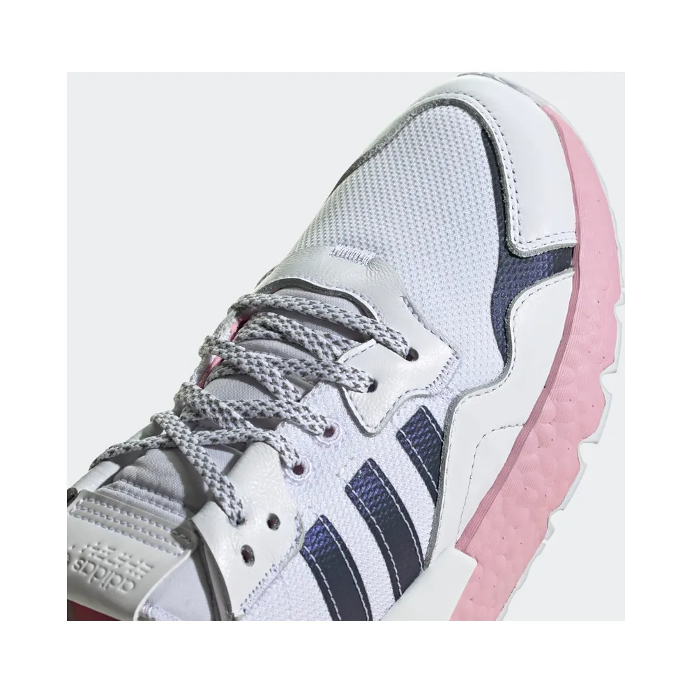 adidas Nite Jogger Cloud White True Pink (W) Cloud White/True Pink/Core Black (EG7942)