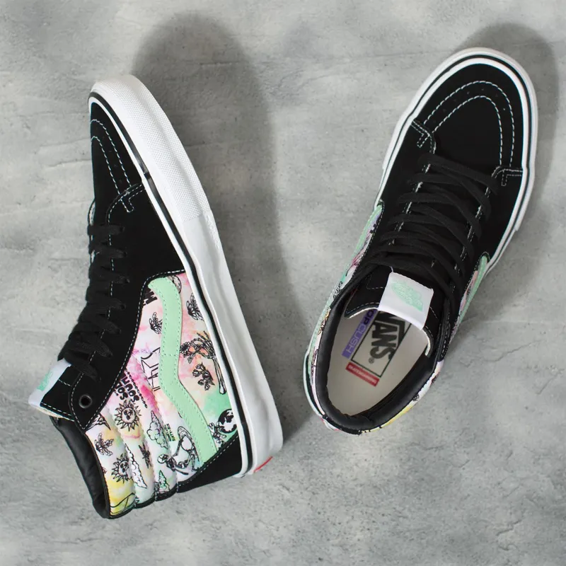 VANS Shroom Doom Skate Sk8-hi Shoes Black (VN0A5FCCAPI)