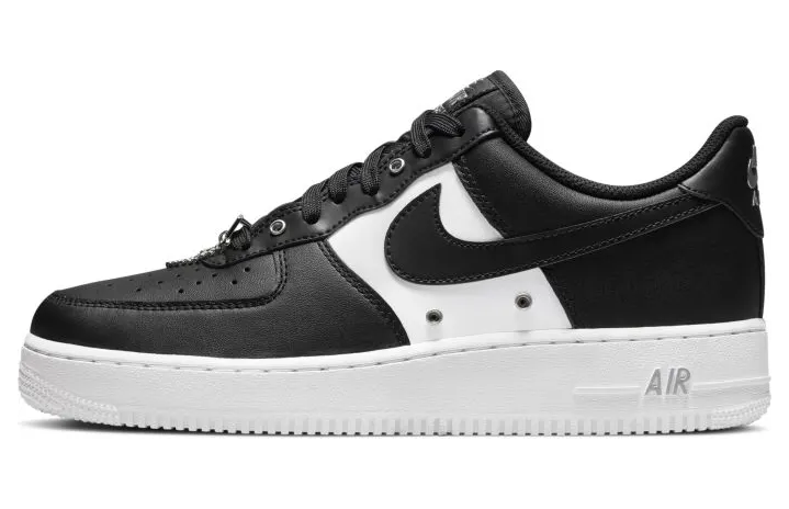 Nike Air Force 1 Low ’07 PRM Black White Metallic Silver (DA8571-001)