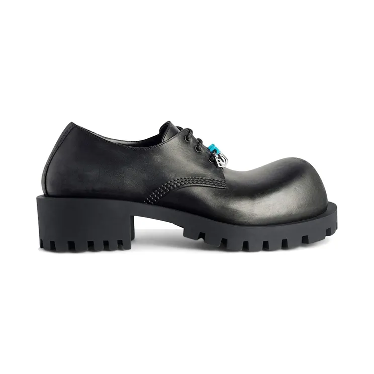Balenciaga Hummer Derbie Shoe Black With Charms (786136 WCDA3 1080)