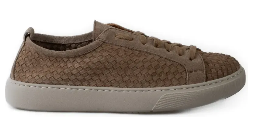 Calce Geweven leren “Brown” (X2513)