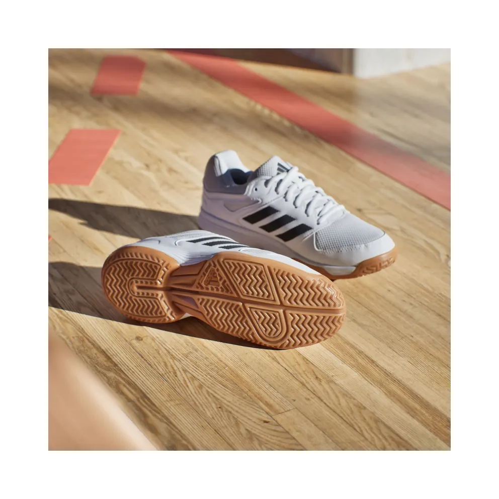 Adidas Speedcourt Indoor Kids Cloud White / Core Black / Gum (IE8034)