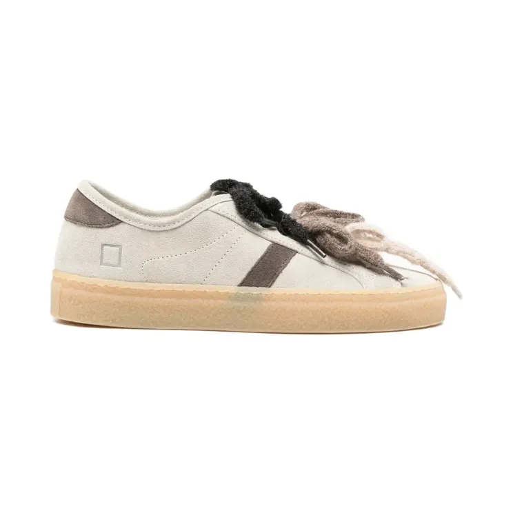 D.A.T.E. Tender W suede lace-up sneakers – Beige (W451TESDIV)