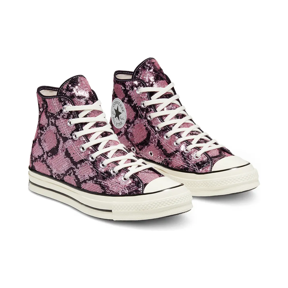 Converse Chuck Taylor All-Star 70s Hi Light Sequin Light Orchid/Egret-Black (166560C)