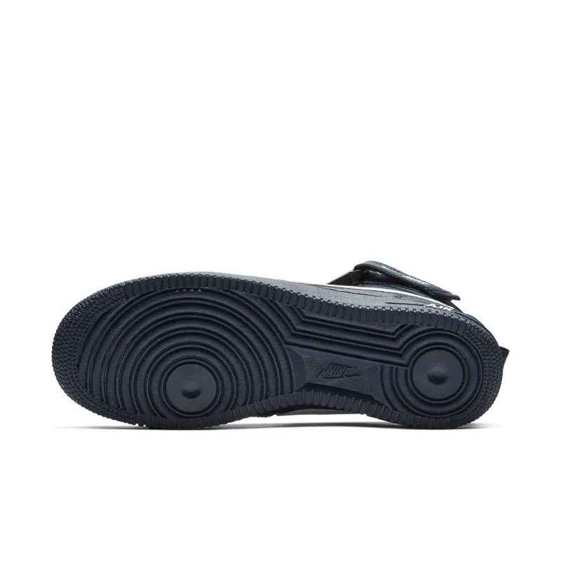 Nike Air Force 1 Mid Utility Obsidian Obsidian/White-Black-Tour Yellow (804609-403)