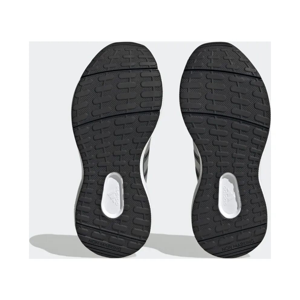 Adidas FortaRun 2.0 Cloudfoam Elastic Lace Top Strap Core Black / Silver Metallic / Better Scarlet (HP5448)