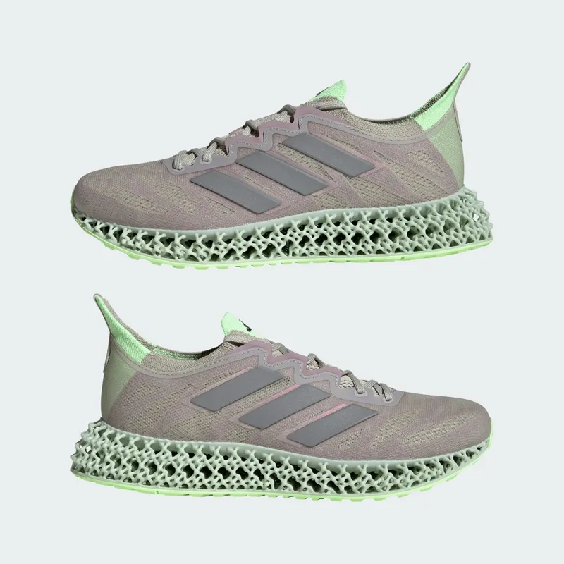 adidas 4DFWD 3 Putty Grey Matte Silver Green Spark (ID3499)