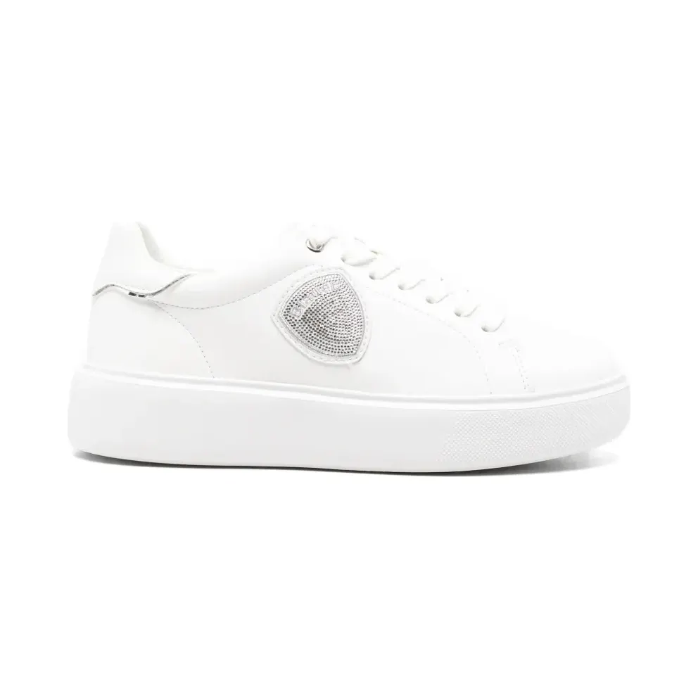 Blauer Venus 01 logo-patch platform – White (S6VENUS01LEA)