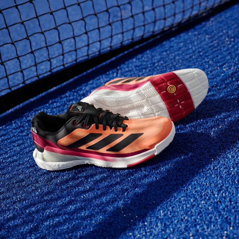 Adidas Crazyquick BOOST Padel Lucid Orange / Core Black / Lucid Red (JR1819)