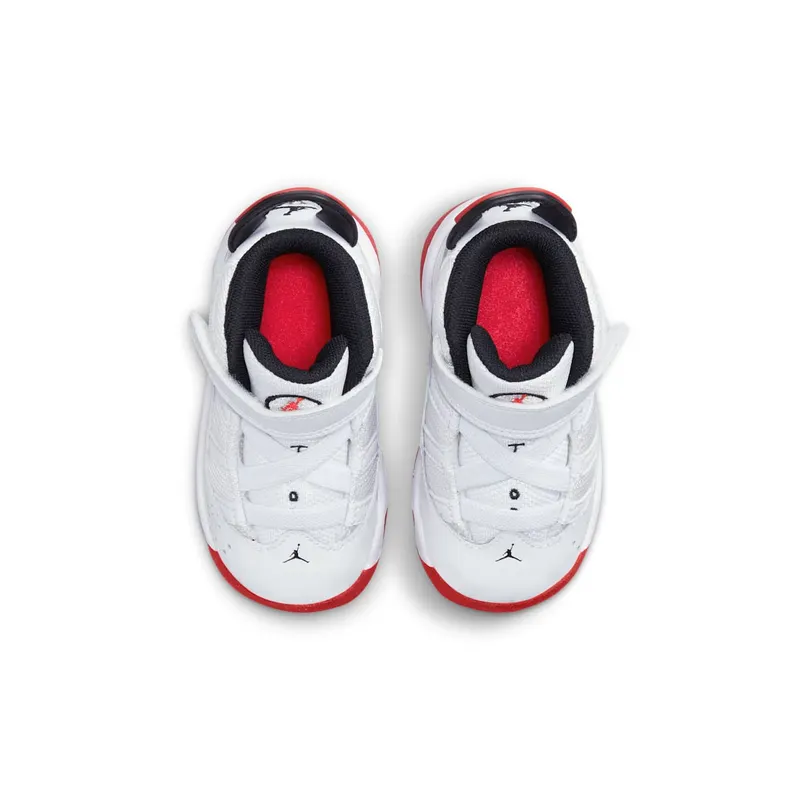 Air Jordan 6 RINGS TD “WHITE UNIVERSITY RED” (323420-160)