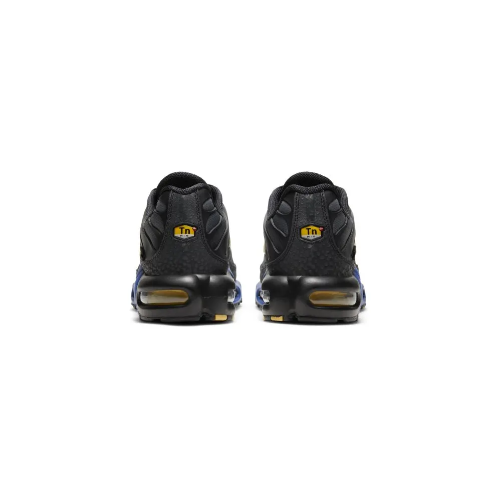 Nike Air Max Plus “Black / Hyper Blue / Dark Smoke Grey / Chamois” (DJ4956-001)
