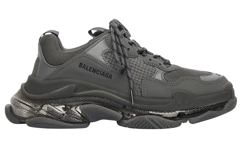 Balenciaga Triple S Clear Sole Grey (W) (544351W2GA11801)