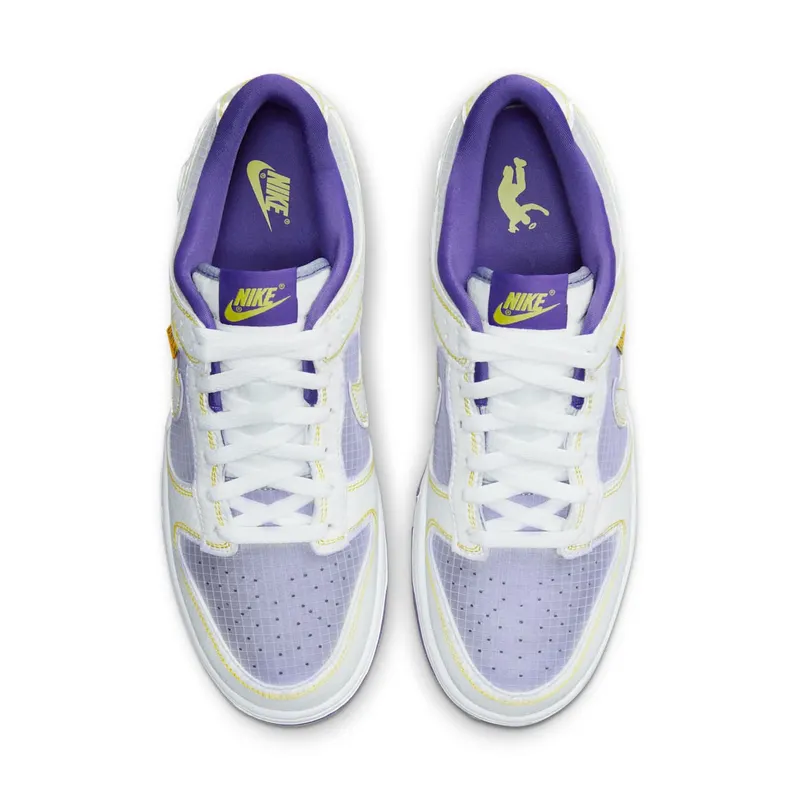 Nike Dunk Low Union Passport Pack Court Purple – “Grey / Purple / Yellow” (DJ9649-500)