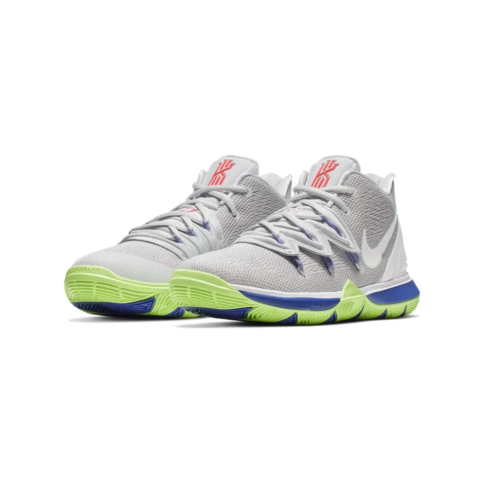 Nike Kyrie 5 Wolf Grey Lime Blast (GS) Wolf Grey/White-Lime Blast (AQ2456-099)