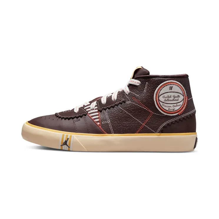 Jordan Series Mid Maison Chateau Rouge “Brown Basalt / Pale Vanilla / Orange / Sail” (DO5247-212)
