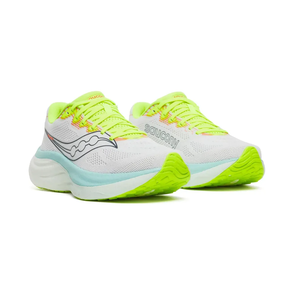 SAUCONY Ride 19 “White / Splash” (S11055-131)