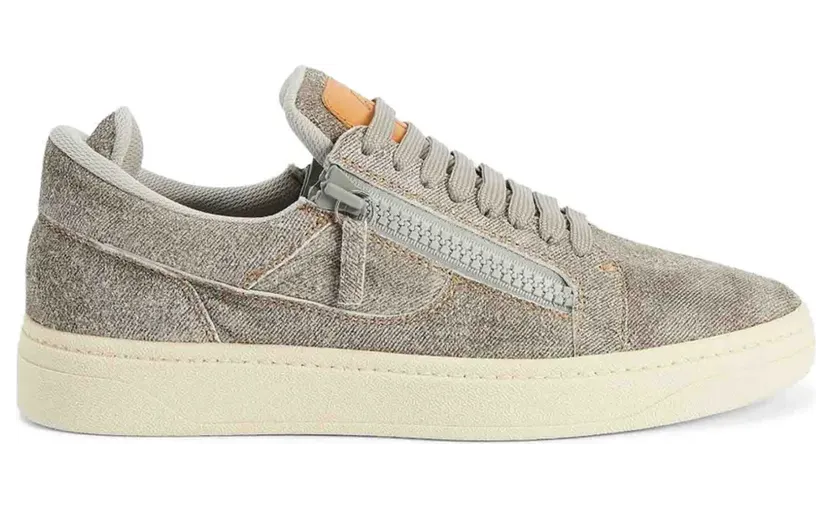 Giuseppe Zanotti GZ94 Sneakers mit doppeltem Reißverschluss – Grau (RM50000002)
